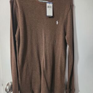Polo by Ralph Lauren Men's Brown Sweater
